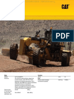 Catalogo Motoniveladora 16m3 Caterpillar Especificaciones