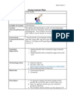 Group Lesson Plan: Grade(s) Subject(s)