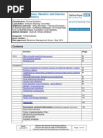 Antibiotic Guidelines
