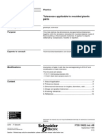 NFT-58-000 Tolerances Applicable To Moulded Plastic