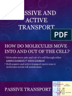 passive and active transport