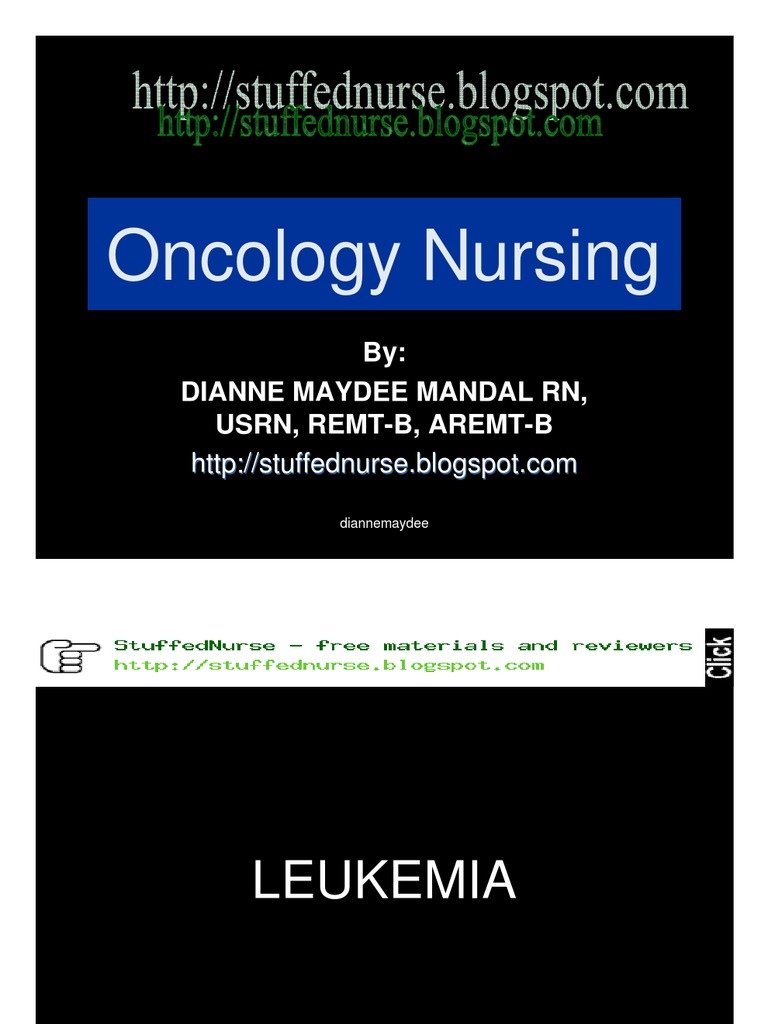 Oncology Nursing Insights and Care | PDF | Breast Cancer | Leukemia