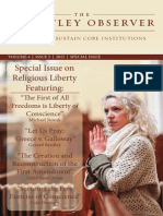 Wheatley Observer: Special Issue On Religious Liberty