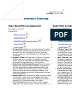 Kuder Career Interests Assessment Kuder Skills Confidence Assessment