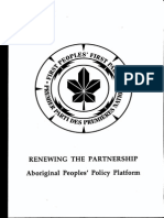 Aboriginal Liberal Commission 1992 Policy & 1993 Platform