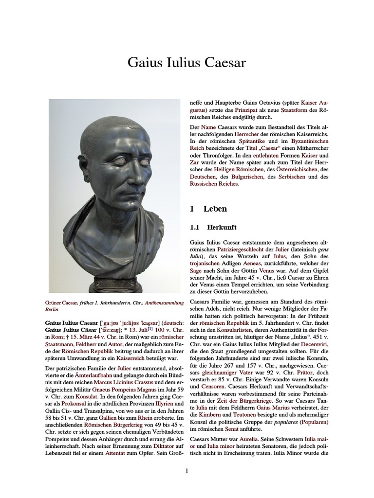 Gaius Iulius Caesar | PDF