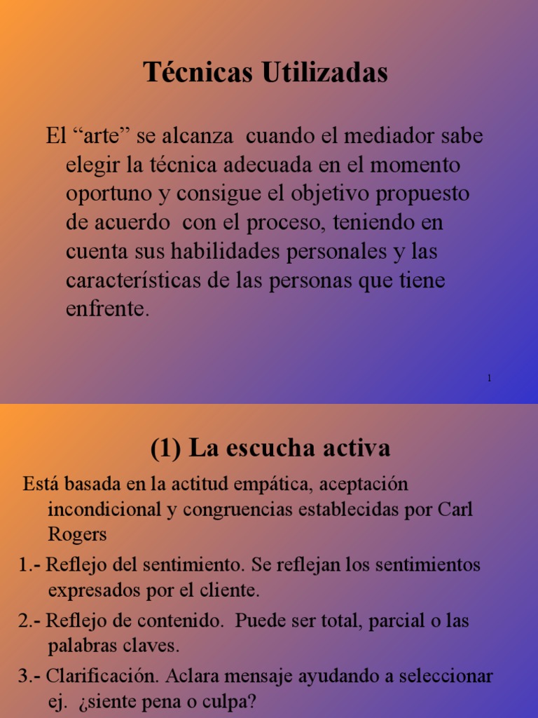 Modelo Circular Narrativo de Sara Cobb  Técnicas | PDF | Sicología