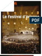 Plaquette de Présentation Du Festival D'avignon