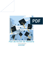 Plan de Acción Mentoría Escolar  Revisado agosto 2015