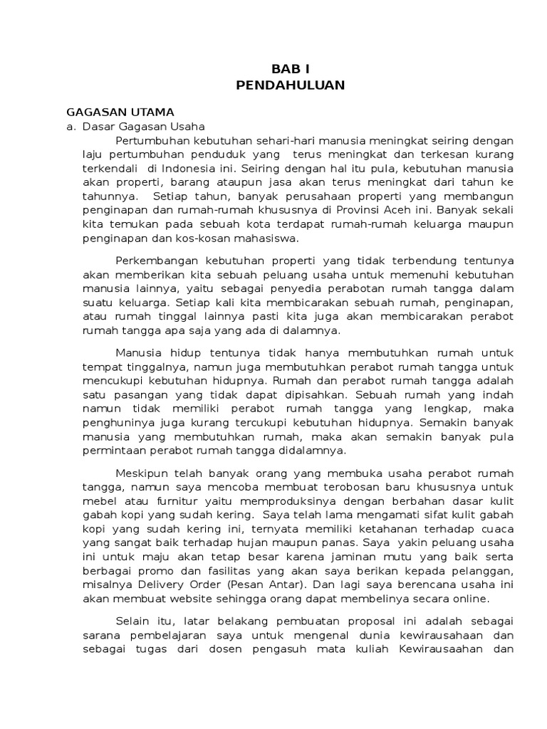 Proposal Usaha