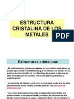 Estructura Cristalina de Los Metales