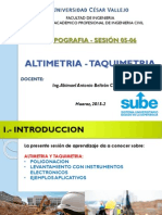 Altimetria Taquimetria Topografia