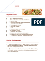 Receita Feijão Tropeiro