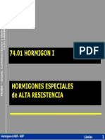 Hormigones Especiales de Alta Resistencia