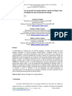 Formas Alternativas de Geração de Energia Elétrica a Partir Do Biogás - Uma Abordagem Do Custo de Geração Da Energia