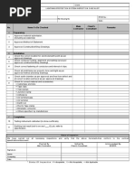 Earthing Inspection Checklist Template | PDF