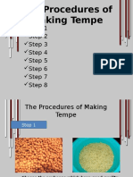 The Procedures of Making Tempe