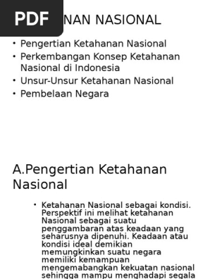 Ketahanan Nasional