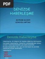 Deni̇zde Haberleşme