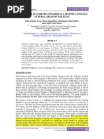 Download Difficulties in Learning English as a Second Language in Rural Areas of Pakistan by octaviana_simbolon SN293294701 doc pdf