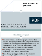 Langkah Penelitian Geografi