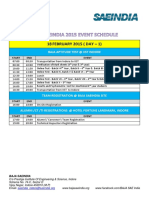 Baja Aptitude Test and Event Schedule
