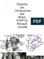 Sistema de Enfriamiento Del Motor K7M710 Renault LOGAN