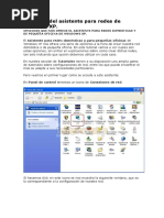 Opciones Del Asistente Para Redes de Windows XP