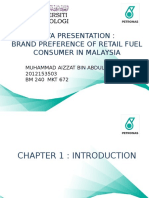 Brand Preference of Retail Fuel Consumer in Malaysia