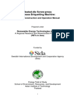 Design, Construction and Operation Details-Biomass Briquetti