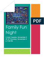 Family Fun Night Flyer