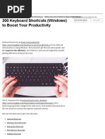 Download 200 Keyboard Shortcuts Windows to Boost Your Productivity - Hongkiat by AkashDash SN293305110 doc pdf