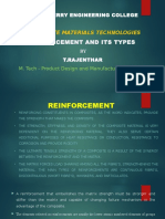 Reinforcement and Its Types: Composite Materials Technologies