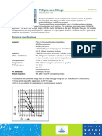 PVC Pressure Fittings: Technical Specifications