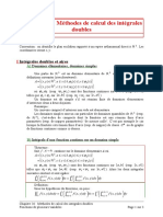 26 Méthodes de Calcul Des Intégrales Doubles