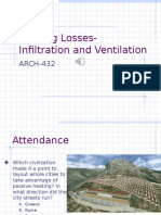 Heating top Loads Infiltration