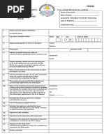 Application Form For Submission of PHD Thesis