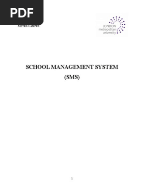 School Management Systems proposal 