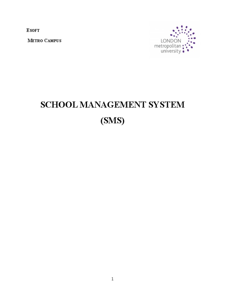 School Management System Proposal | PDF | Inventory | Libraries