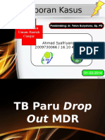 Lapkas TB Paru Drop Out MDR