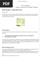 Download Public Transport - Sample IELTS Essay by Naresh Kuruba SN293325447 doc pdf
