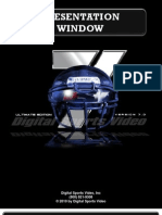 Presentation Window: Digital Sports Video, Inc (800) 821-9308 © 2010 by Digital Sports Video