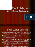 K - 4 Fluid, Electrolyte, Acid Base Balance (Fisiologi)