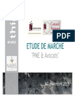 Etude Relative Aux Relations Des PME Avec La Profession D'avocat