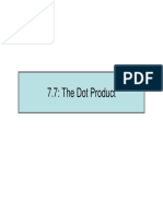 Dot Product Slideshow