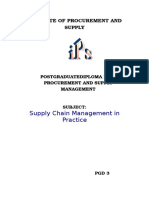 PGD 3 Supply Chain Management