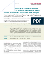 Effect of Statin Therapy On Cardiovascular and Renal Outcomes in Patients With Chronic Kidney Disease: A Systematic Review and Meta-Analysis