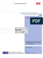 DSI DYWIDAG ETA 13 0815 Post Tensioning System Using Strands en