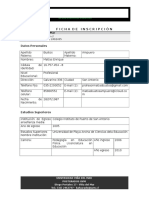 FICHA de INSCRIPCIÓN Seminario Deportivo Matias Bustos Ampuero