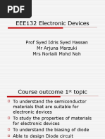 EEE132 Electronic Devices: Prof Syed Idris Syed Hassan MR Arjuna Marzuki Mrs Norlaili Mohd Noh